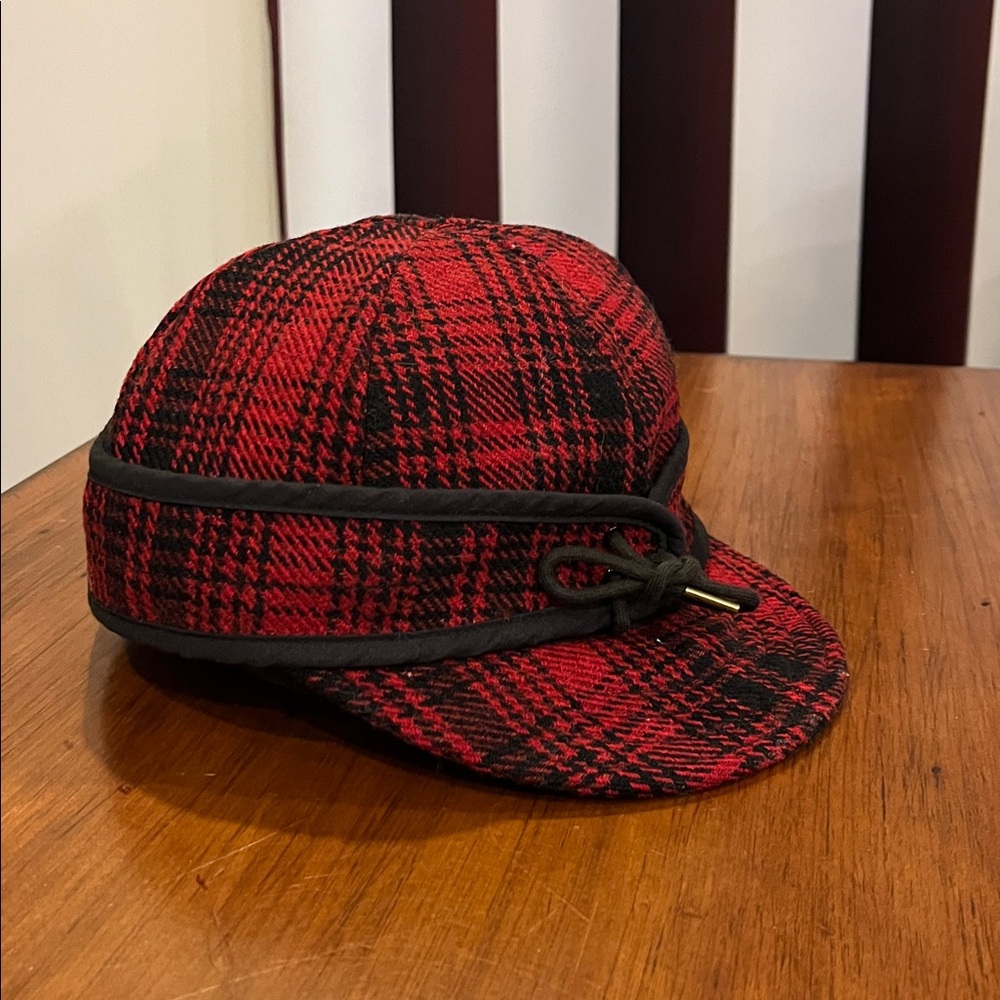 RRL Double RL Ralph Lauren Trapper Hunting Hat Cap Buffalo Plaid new Mens Large